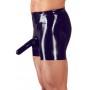 Men's latex briefs black xl