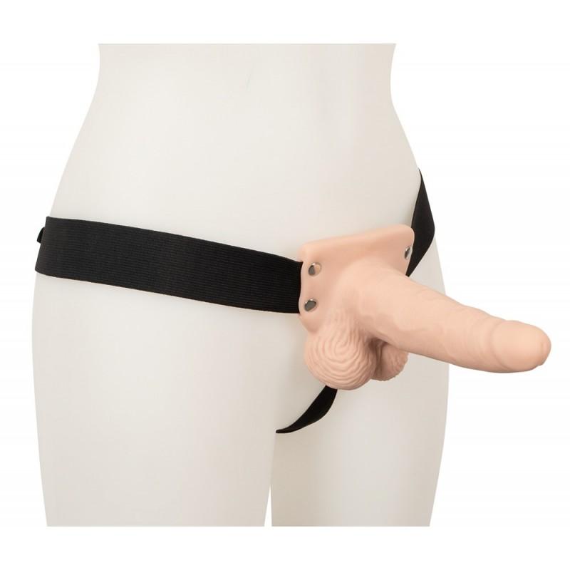 Vibrating strap-on sleeve