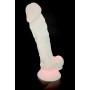 Topelt tihedusega pimedas helendav dildo 17,6cm roosa - SilexD Model 7