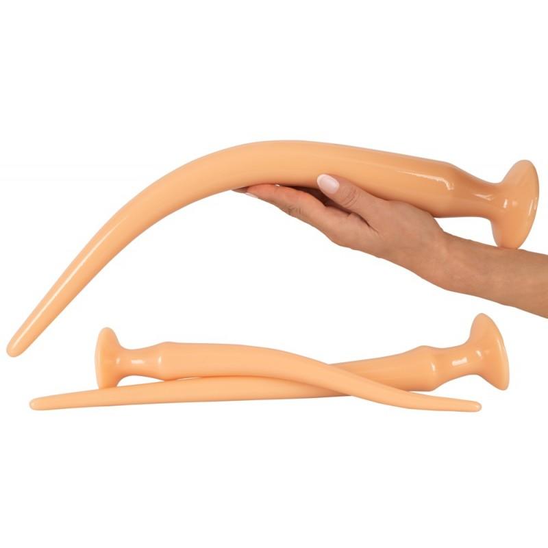 Super Long Butt Plug Set flesh