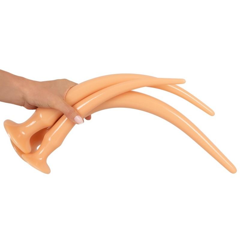 Super Long Butt Plug Set flesh