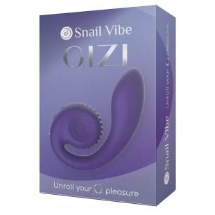 Innovaatiline topeltstimulatsiooni vibraator Violets - Snail Vibe Gizi