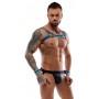 Men's Jock set black/blue S