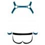 Men's Jock set black/blue S