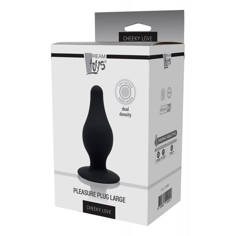 CHEEKY LOVE DUAL DENSITY PLEASURE PLUG L BLACK