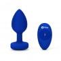 B-Vibe - Vibrating Jewel Plug L/XL Navy