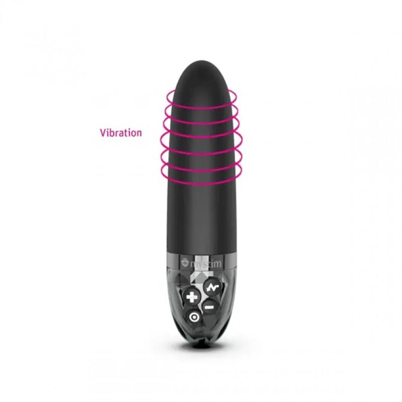 Mystim - Sleak Freak eStim Vibrator Black