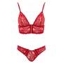 Bra set red xl