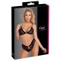 Must pitsiline pesukomplekt M - Cottelli LINGERIE