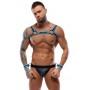 Men's Jock set black/blue M