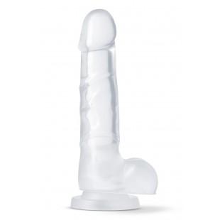 Dildo munanditega 19cm läbipaistev - B YOURS DIAMOND QUARTZ