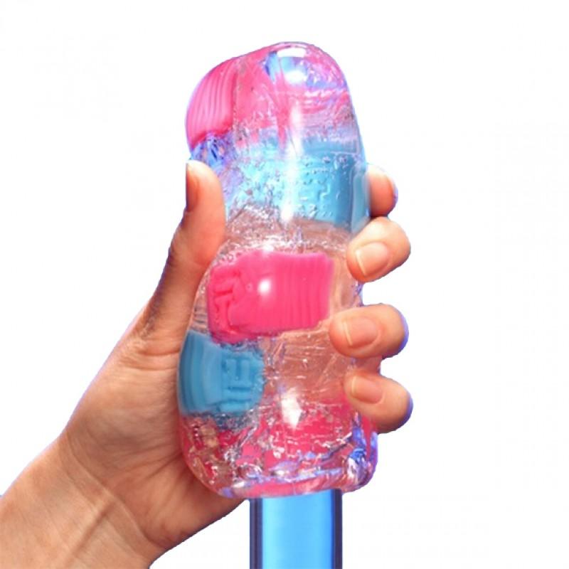 Masturbaatorid mitme tihedusega tekstuuriga - Bobble Crazy Cubes - Tenga