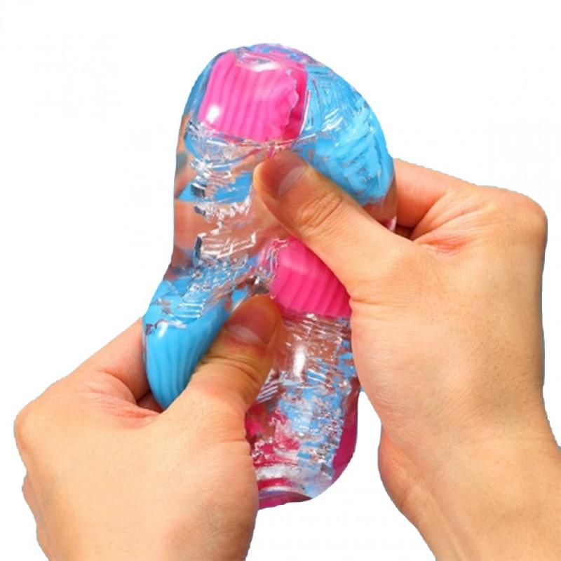 Masturbaatorid mitme tihedusega tekstuuriga - Bobble Crazy Cubes - Tenga