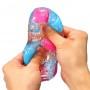 Masturbaatorid mitme tihedusega tekstuuriga - Bobble Crazy Cubes - Tenga