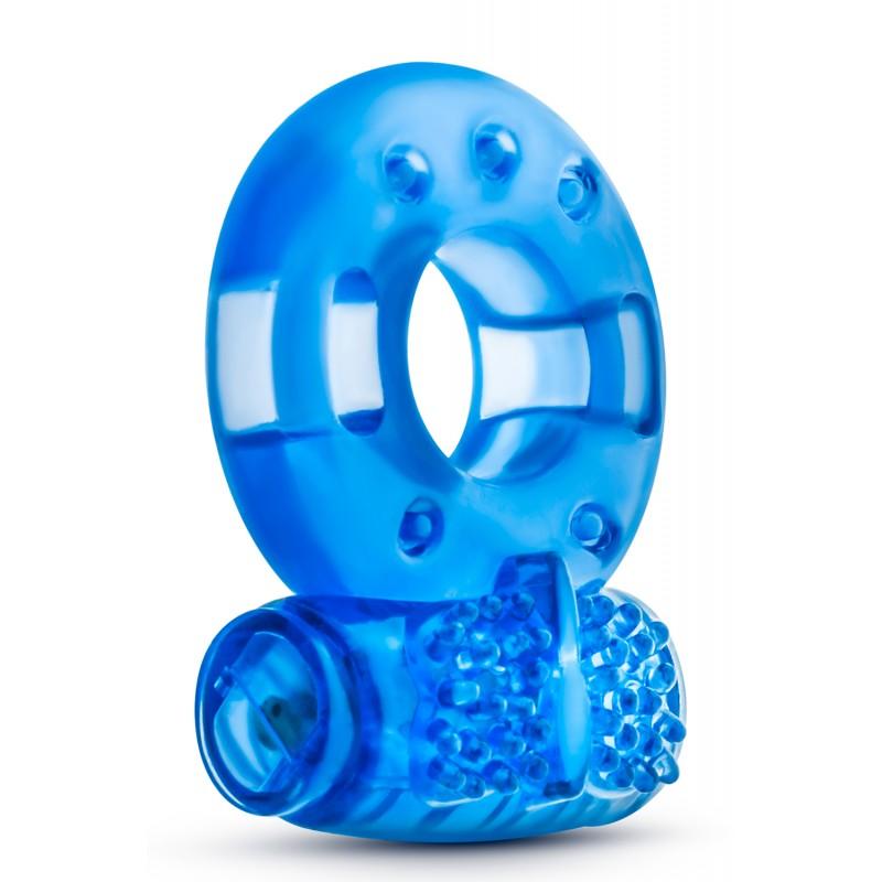 STAY HARD REUSABLE COCK RING BLUE