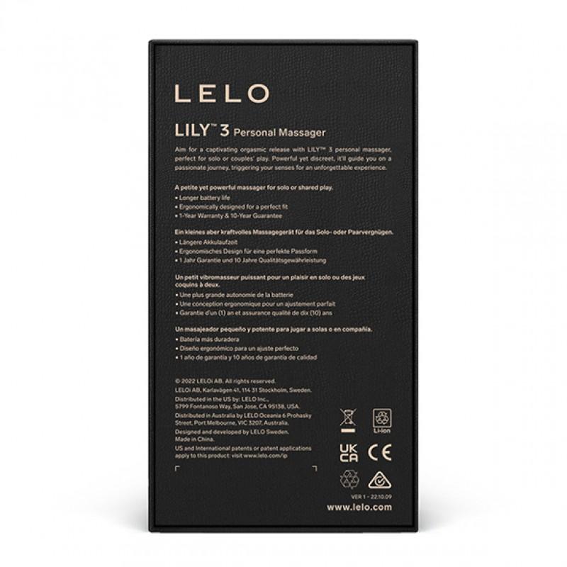 Накладной клиторальный вибратор - Lelo Lily 3 Голубой