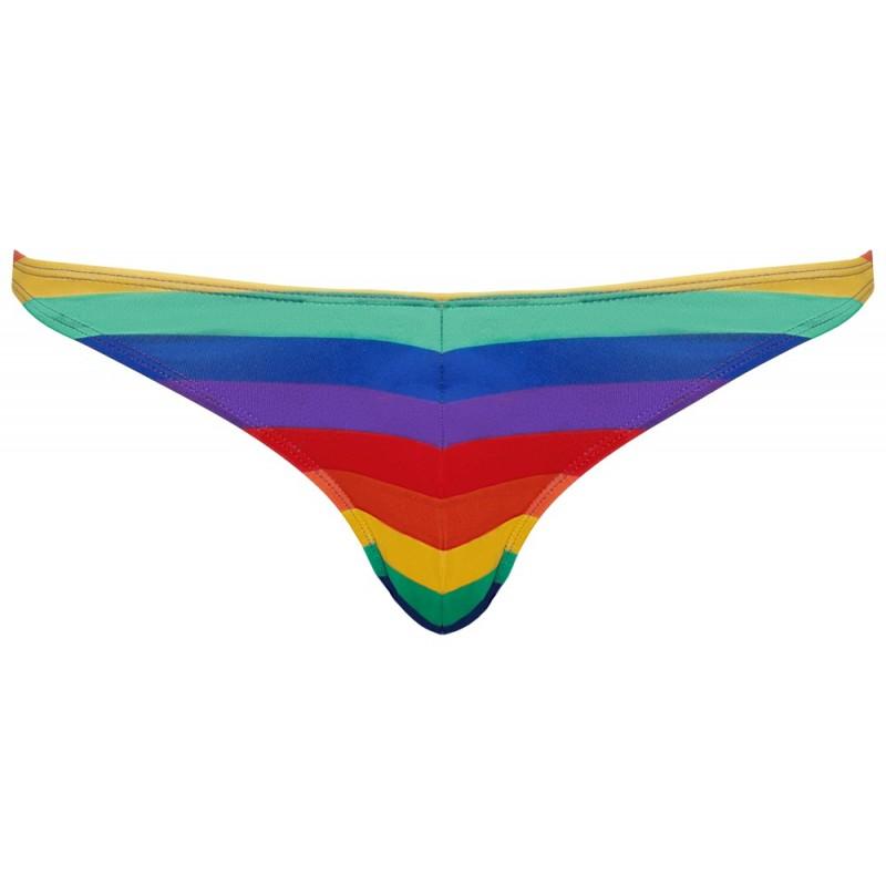 Men's Thong Rainbow 2XL