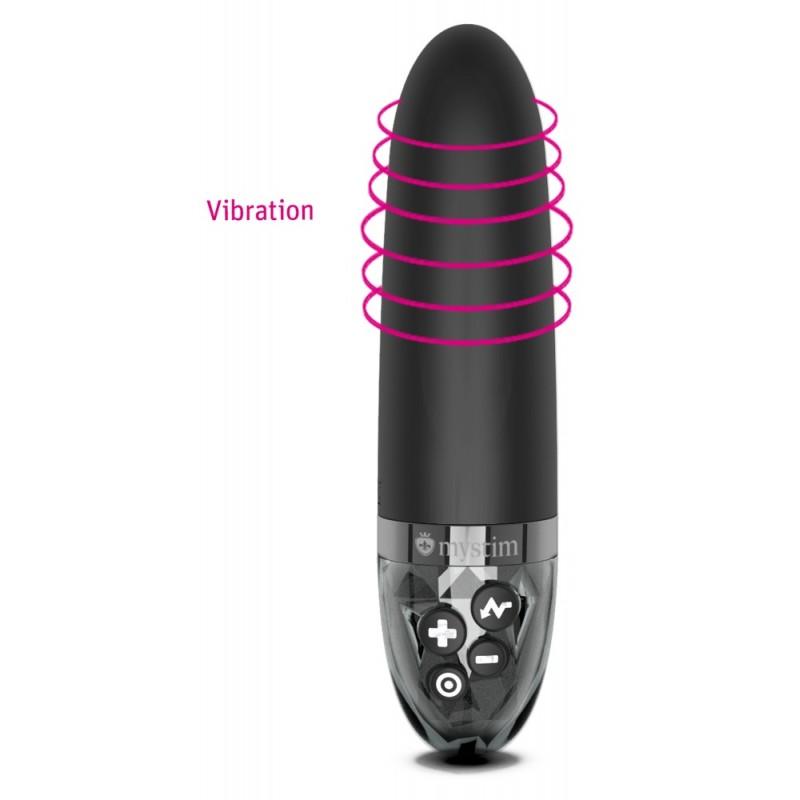 Vibro-muna elektrostimulatsiooni funktsiooniga 14,5 cm - Mystim Sleak Freak