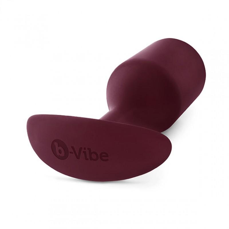 Tume punane anaalne pistik sisemise raskuskuuliga - Snug Plug 5 - B-Vibe