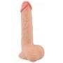 19 cm pikkune elastse "nahaga" dildo, nahavärvi - Nature Skin