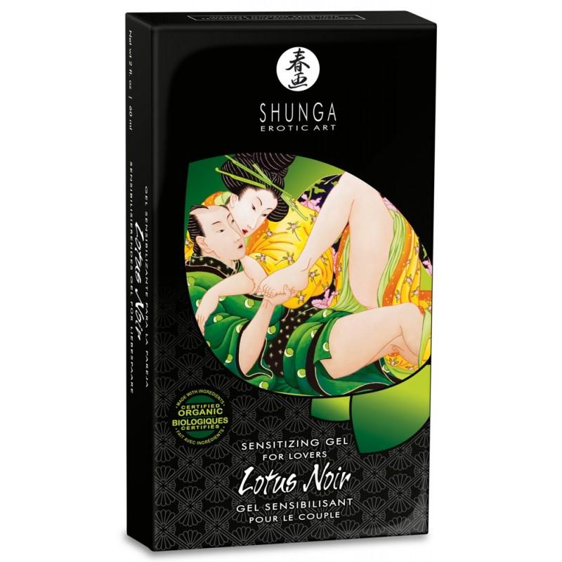 Paaridele stimuleeriv orgasmigeel 60ml - Shunga - Lotus Noir