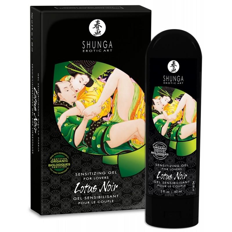 Paaridele stimuleeriv orgasmigeel 60ml - Shunga - Lotus Noir