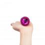 B-vibe - vibrating jewel plug s/m pink ruby