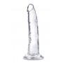 Imemiskupuga dildo 18cm läbipaistev - B YOURS PLUS HARD AND HAPPY