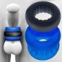 Oxballs - Ultracore Core Ballstretcher with Axis Ring Blue Ice