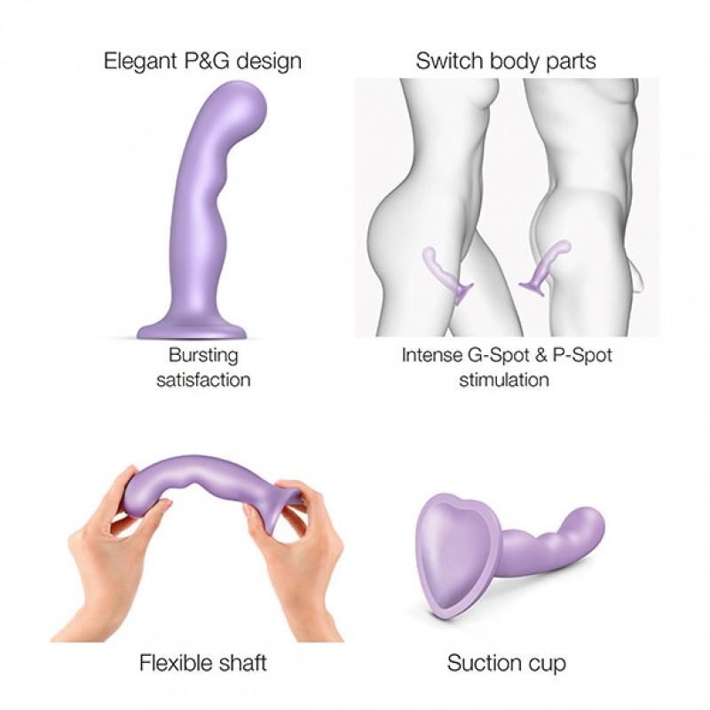 Strap-On-Me - Dildo Plug P&G Metallic Lilac S