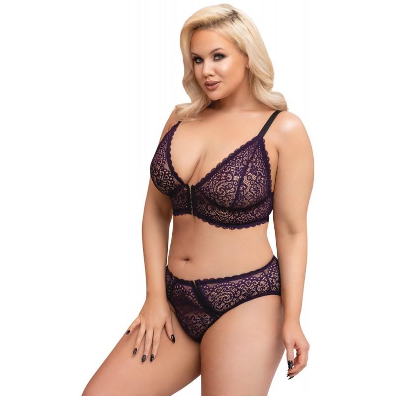 Bra Set purple XL