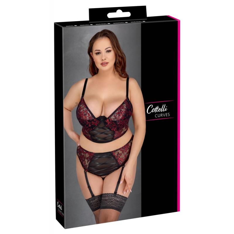 Bra Set black/red 95C/2XL