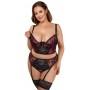 Bra Set black/red 95C/2XL