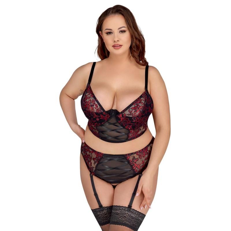 Bra Set black/red 95C/2XL