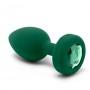 B-vibe - vibrating jewel plug m/l emerald