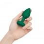 B-vibe - vibrating jewel plug m/l emerald