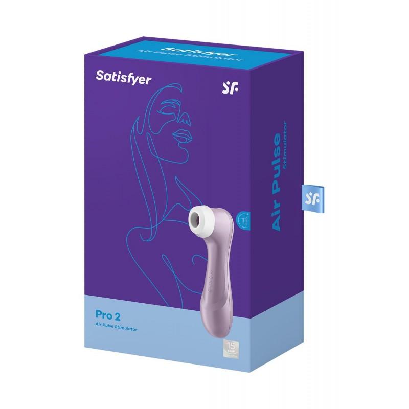 клиторальный воздушный пульсатор - SATISFYER PRO 2 фиолетовый