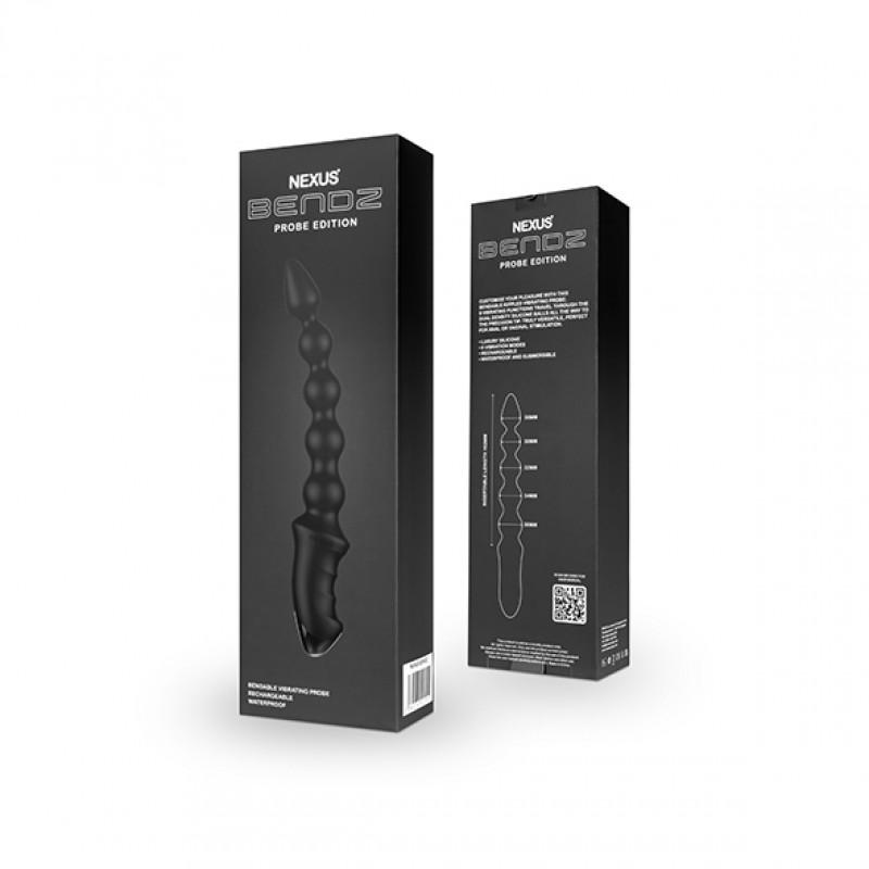 Nexus - Bendz Bendable Vibrator Anal Probe Edition Black