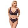 Bra Set purple 2XL