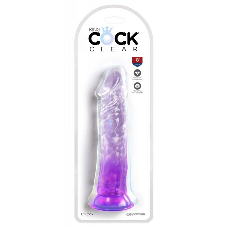 Munanditeta dildo 21cm lilla - KING COCK