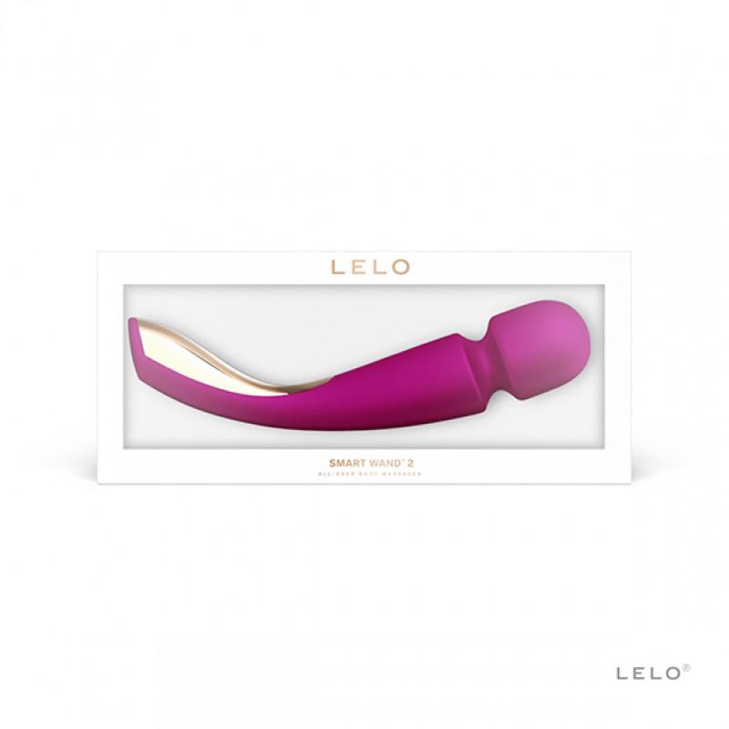 массажер Lelo - smart wand 2 medium тёмно розовый