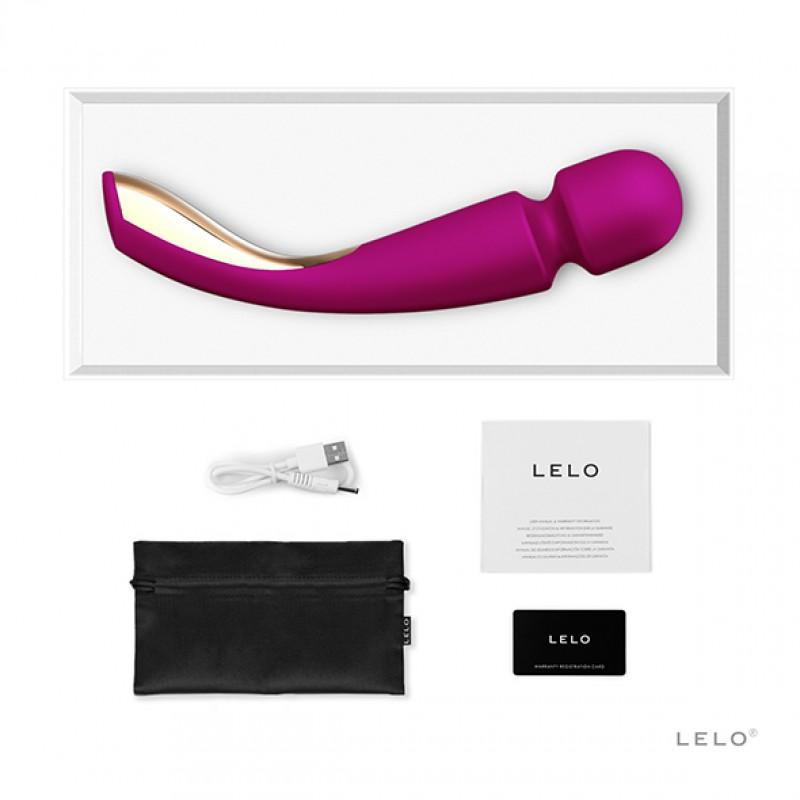 массажер Lelo - smart wand 2 medium тёмно розовый