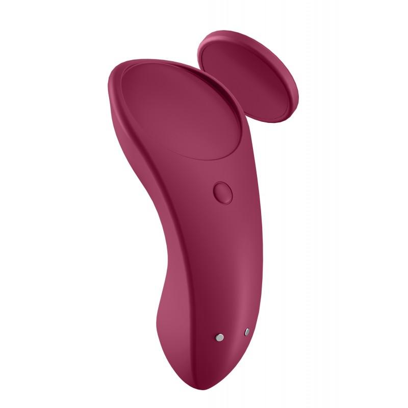 Püksikute vibraator rakendusega lilla - SATISFYER SEXY SECRET