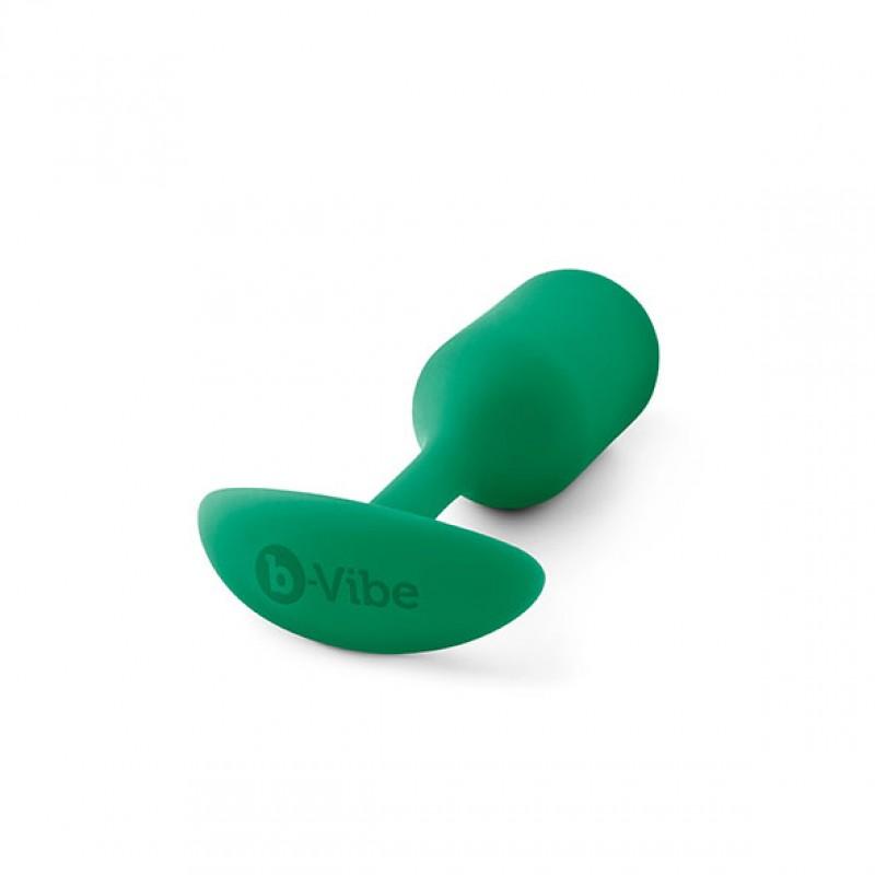 Anaaltapp raskuskuuliga sees roheline - Snug Plug 2 - B-Vibe