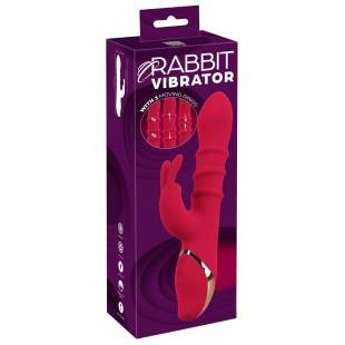 Jänku vibraator 3 liikuvate rõngastega - Rabbit Vibrator - You2Toys