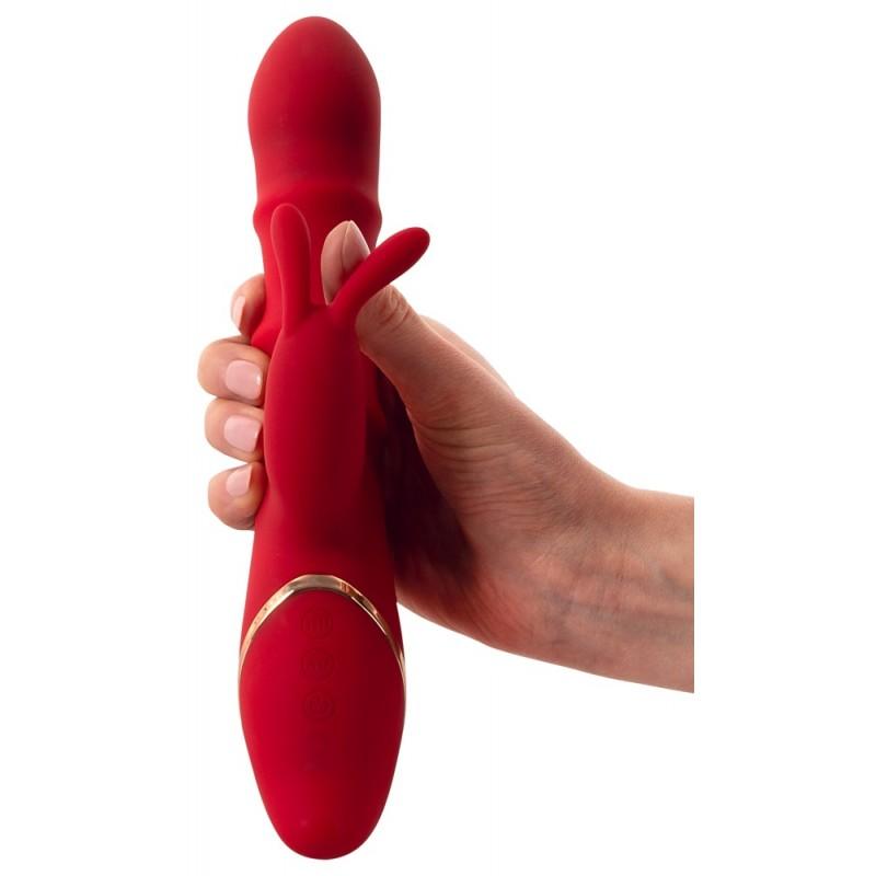 Rabbit Vibrator with 3 Moving