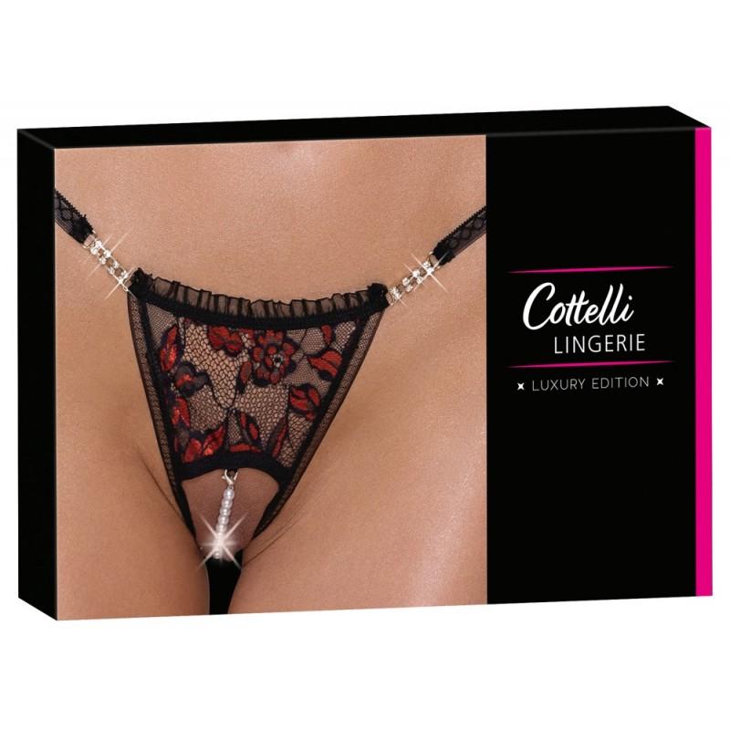 Crotchless String Pearl S/M