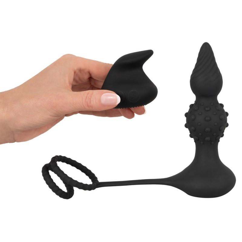 Rebel RC butt plug with cock&b