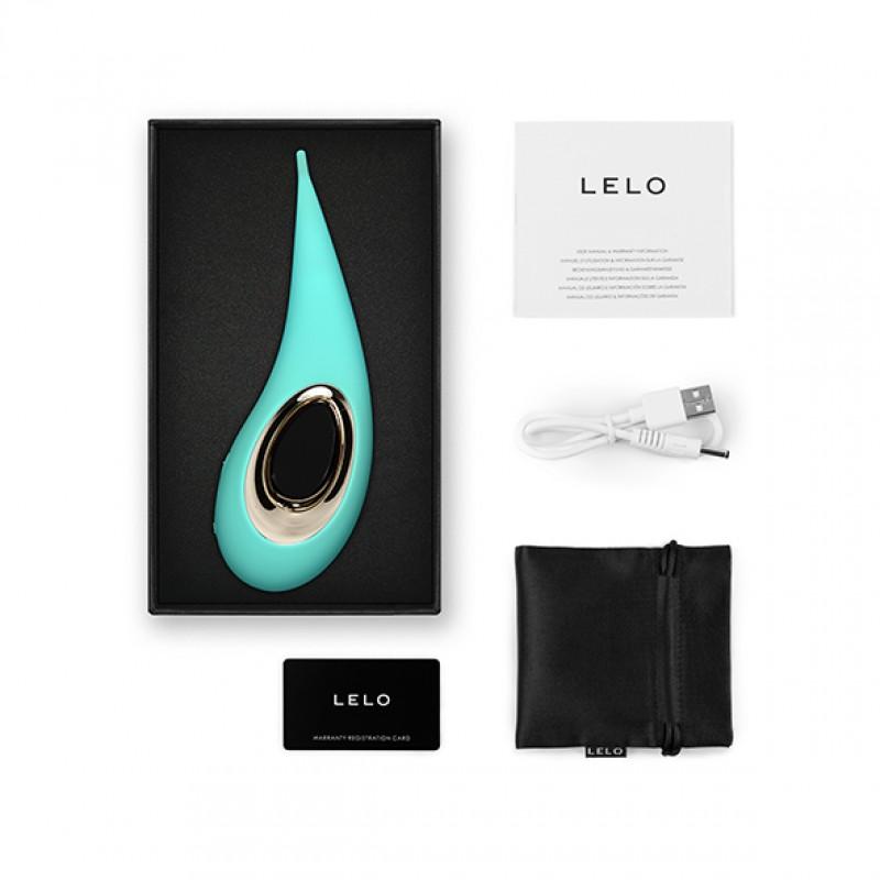 клиторальный точечный вибратор - Lelo Dot бирюзовый