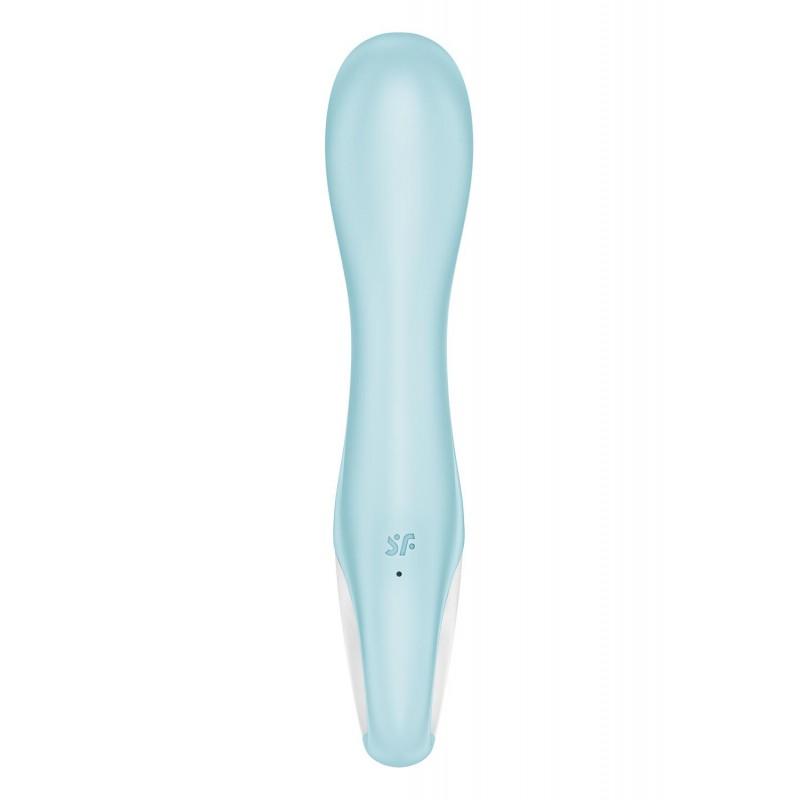 Inflatable G-Spot Vibrator - SATISFYER AIR PUMP VIBRATOR 5 CONNECT APP BLUE